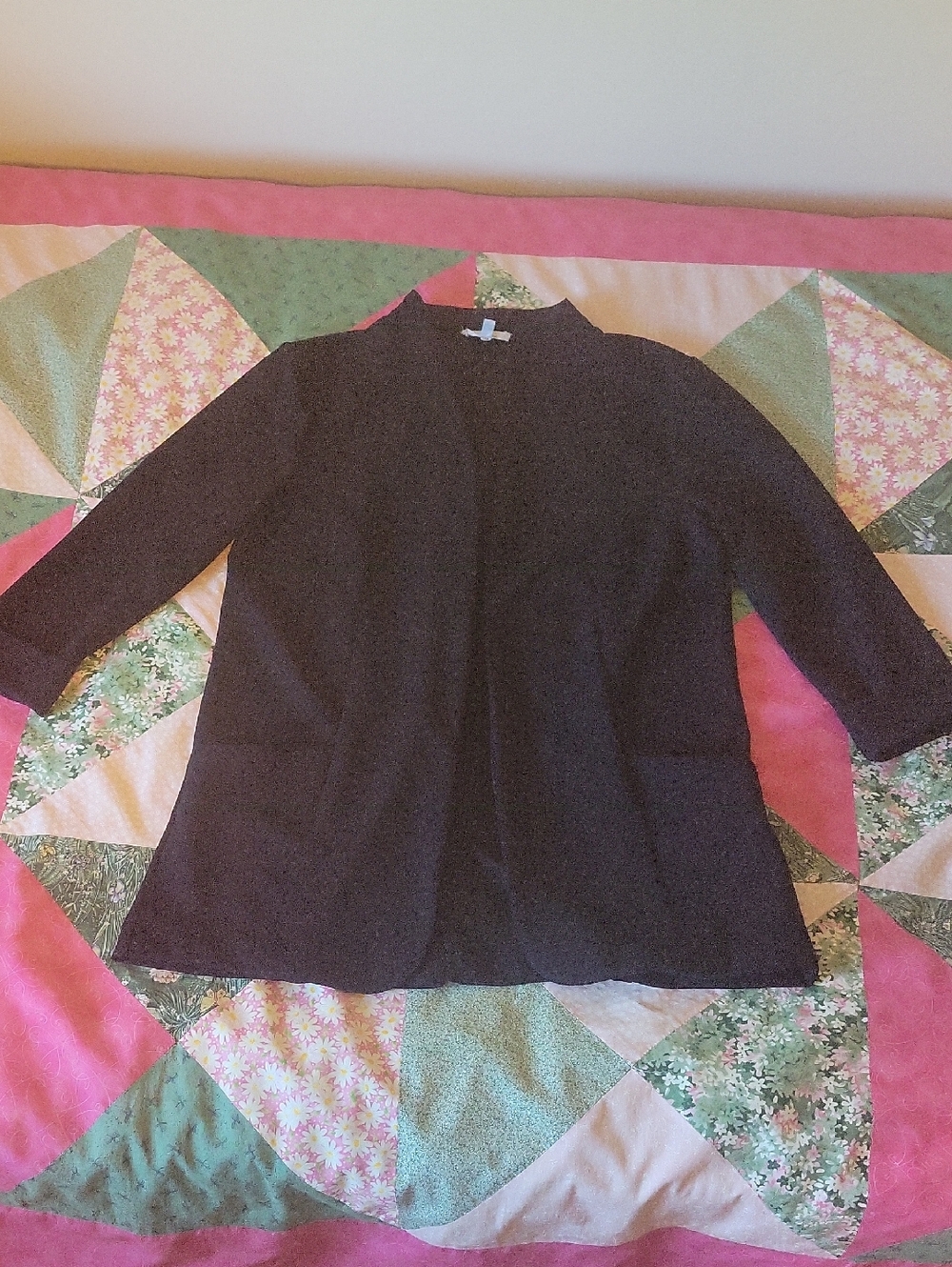 Maurices Ever Go Black Open-Front Blazer Jacket